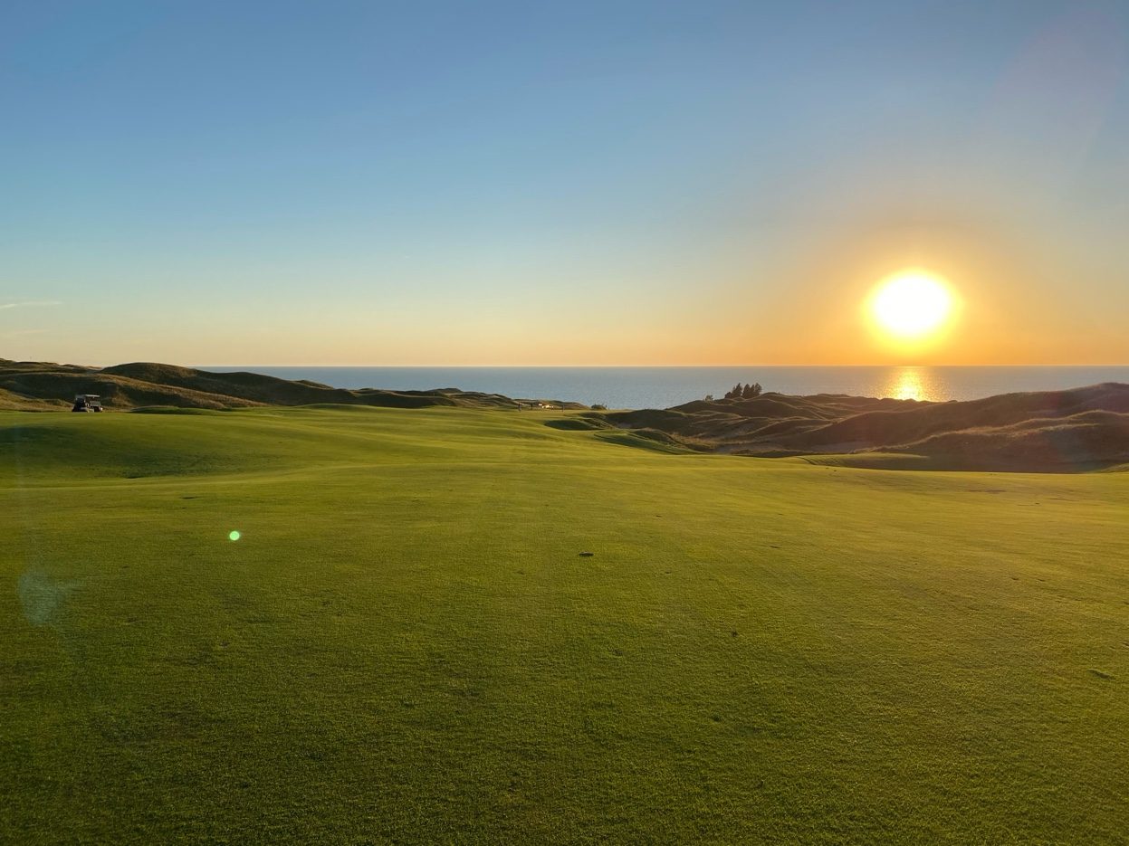 Arcadia Bluffs sunset — Lake Michigan, Northern Michigan